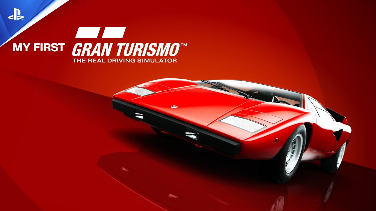 Vroum vroum ! Vendredi téléchargez gratuitement My First Gran Turismo sur PS5 &amp; PS4. Cette expérience inclut : 🏎️ 18 bolides uniques 🏁 3 circuits emblématiques qui rendront nostalgiques les vétérans de GT 🎮 La prise en charge du PS VR2 Plus d'infos :
