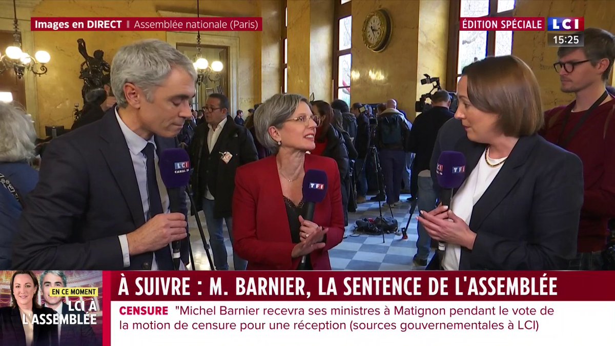 🗣️ "Il faut qu'Emmanuel Macron entende qu'il a perdu" martèle Sandrine Rousseau face à Damien Fleurot et Marie Chantrait ➡️ Suivez notre édition spéciale en direct de l’Assemblée
