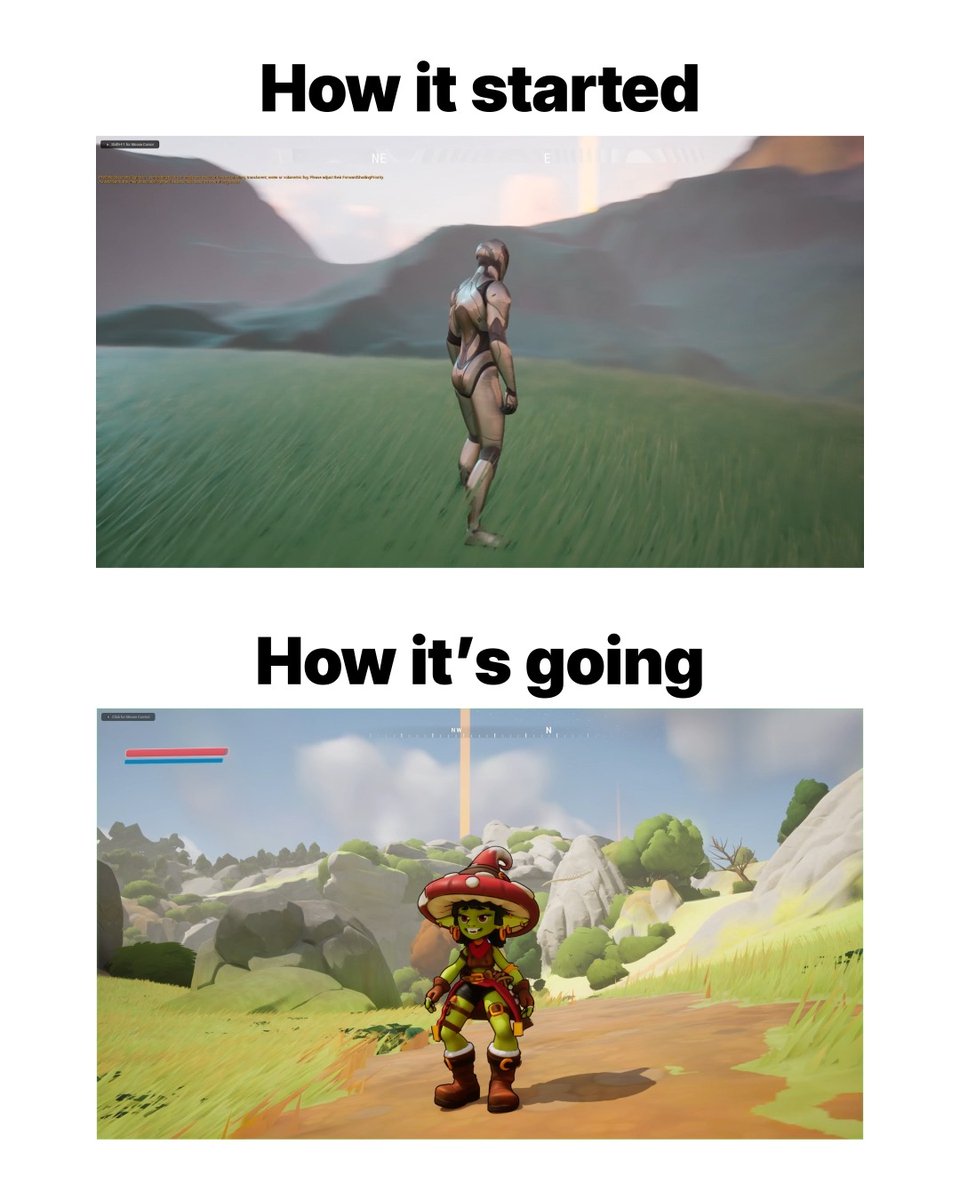 Early concept 🆚 final result. How far has your project come? Share your progress! 🚀