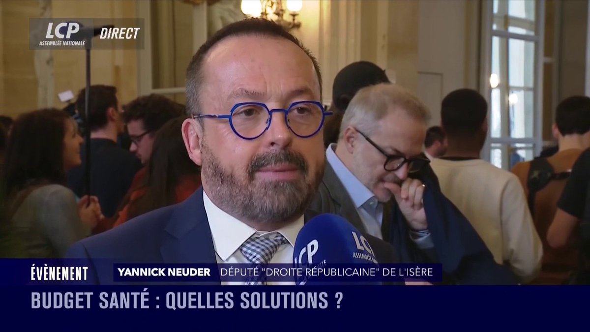 Motion de censure : "Nous avons deux mois de trésorerie en caisse donc à partir du mois de mars personne ne peut garantir le fonctionnement des hôpitaux, le remboursement des soins et le paiement des retraites", affirme Dr. Yannick Neuder. #DirectAN #MotionDeCensure