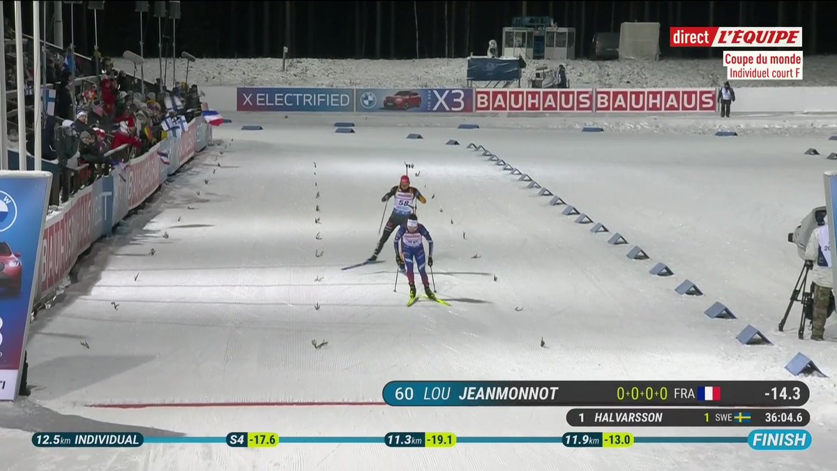 LA VICTOIRE POUR LOU JEANMONNOT ! Première course individuelle et première victoire pour la Française, avec un superbe 20/20 ! Suivez la course en direct sur la chaine L'Équipe : #lequipeBIATHLON
