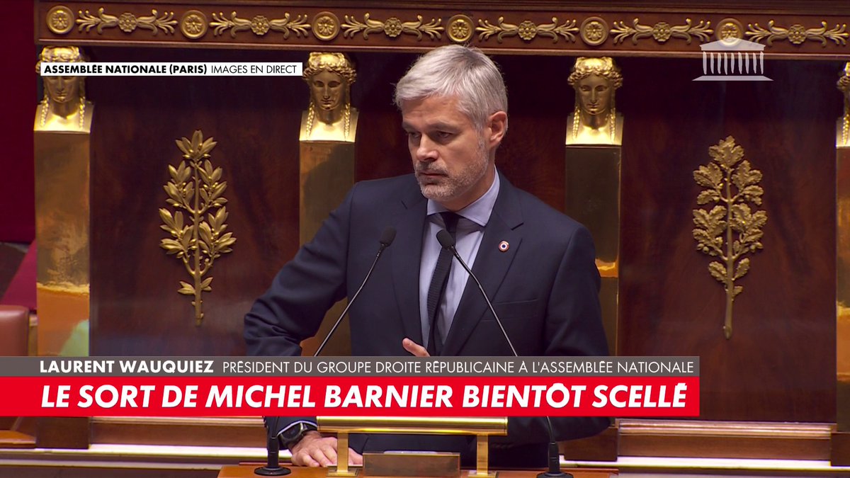 «Vous faites semblant de vous injurier les uns les autres, et vous vous apprêtez à voter les uns avec les autres» : suivez la prise de parole de Laurent Wauquiez devant l'Assemblée nationale.