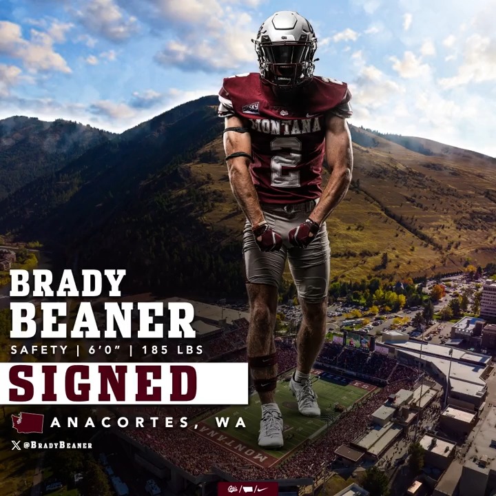 This dude can flat PLAY 🔥 Welcome to Missoula 3⭐️ Brady Beaner! #GoGriz // #GrizSigningDay