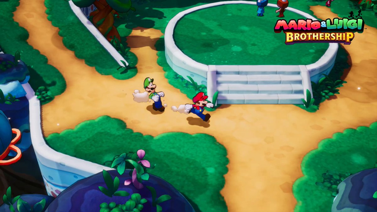 There are twists and turns aplenty on Twistee Island! #MarioLuigi