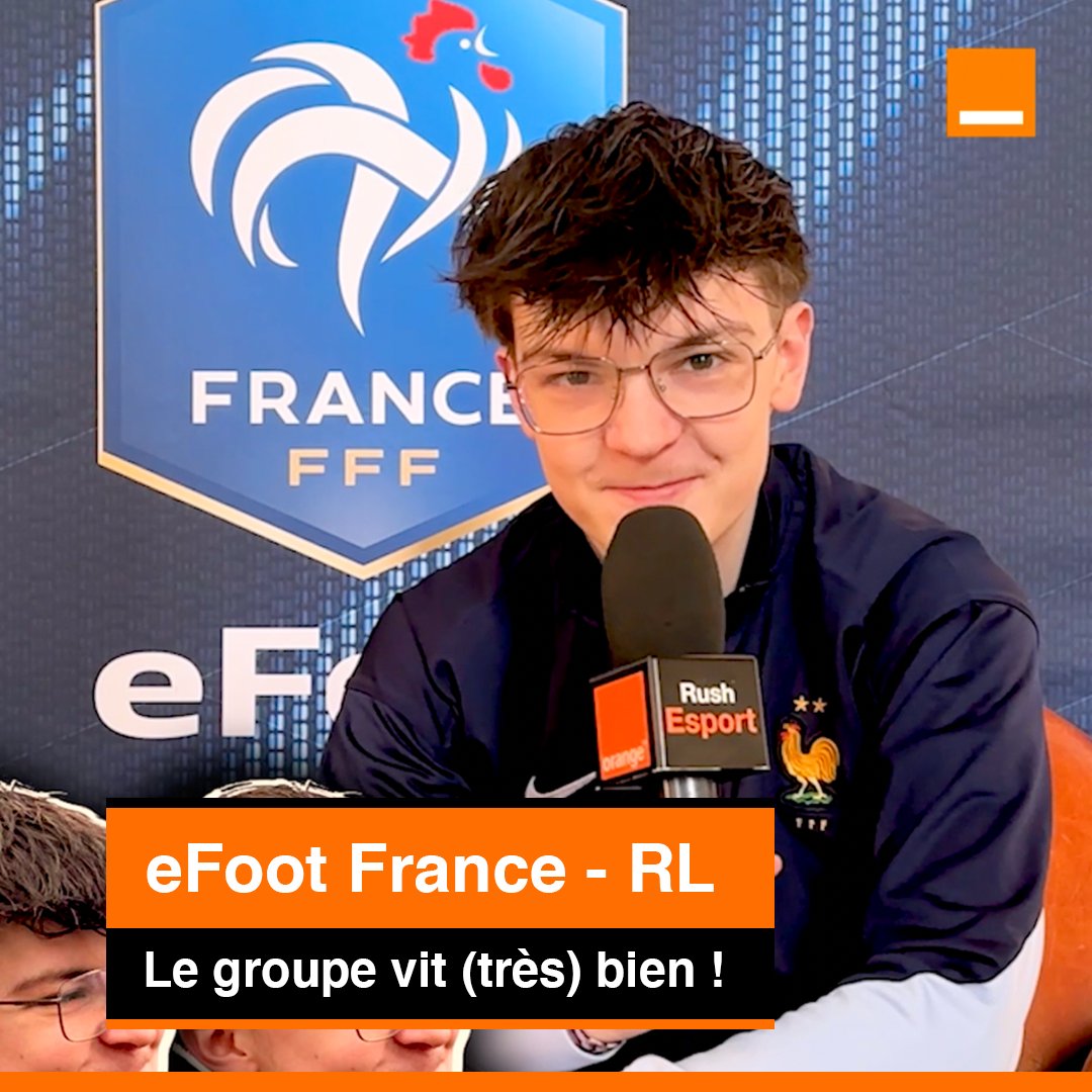 On est allés interviewer nos représentants à la FIFAe WORLD CUP #FeWCRL ! 🐓 (Spoiler : le groupe vit (très) bien !) Orange France, partenaire officiel de l'Equipe de France eFoot ⭐️⭐️ 💙🤍🧡 cc Team Orange Football