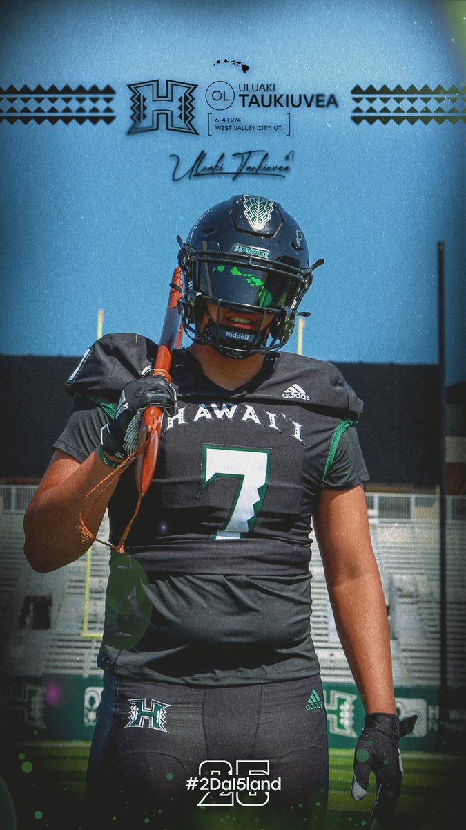 Adding an ATHLETE to the trenches 💪 Welcome to the #BRADDAHHOOD, Uluaki Taukiuvea! #2DaI5land x #GoBows