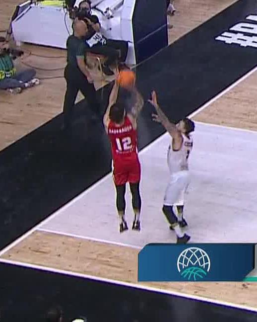Jonah Rade5augh, because he's got 5 threes 🔥 #BasketballCL | UCAM Murcia
