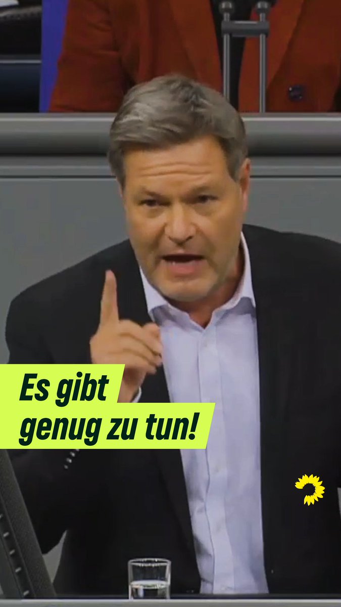 Wir können im Parlament noch einiges bewegen bis Ende Februar – wenn wir uns auf Themen anstatt auf Taktik konzentrieren. Zu tun gibt es genug, auch danach. Klare Worte von Robert Habeck 👇