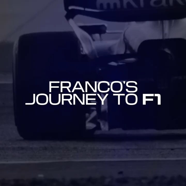 From dream to drive 🙌 Through interviews with Franco and key figures from the team, experience his journey from F3, the pressure of breaking into F1, and the preparation it takes to earn a seat on the grid. Watch the full video below 📲