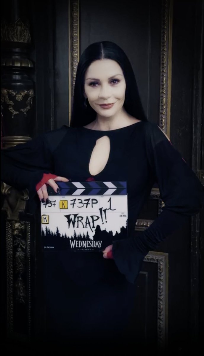 Catherine Zeta-Jones lays Wednesday Season 2 production to rest.