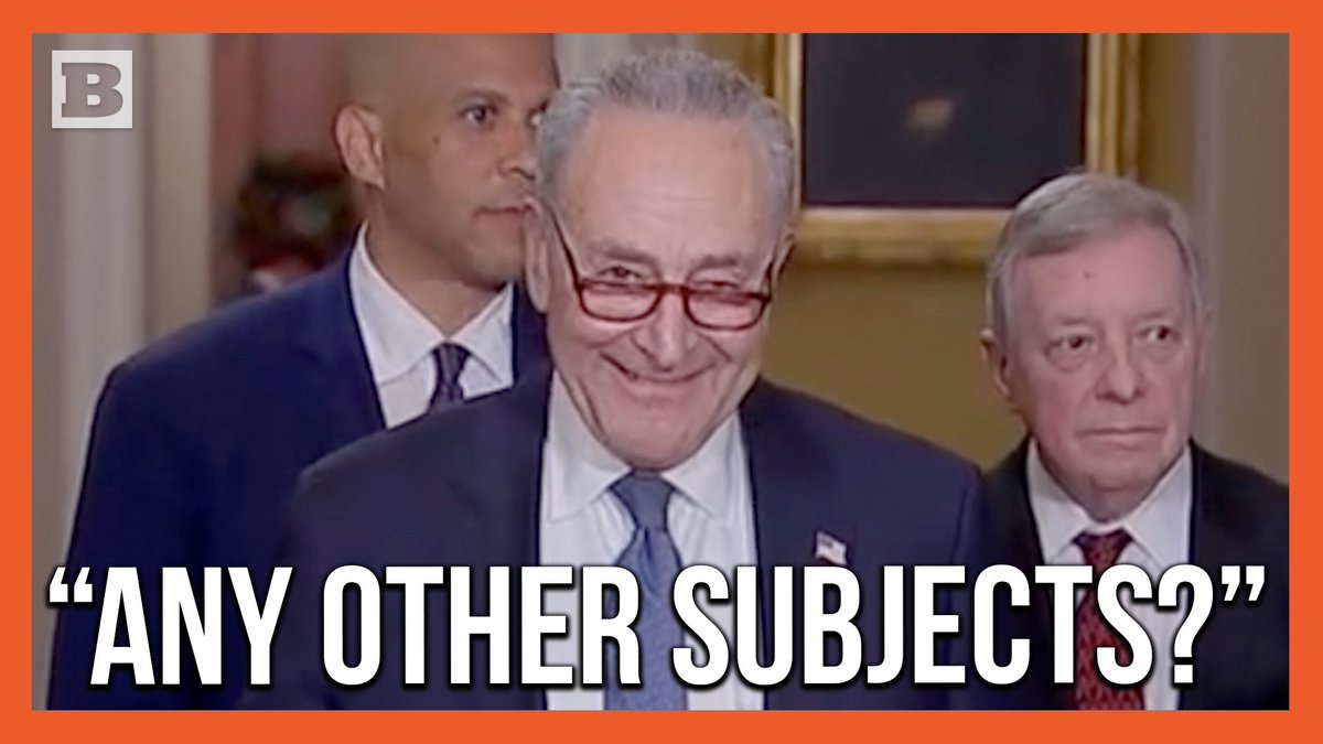 Chuck Schumer does NOT want to talk about Hunter's pardon!