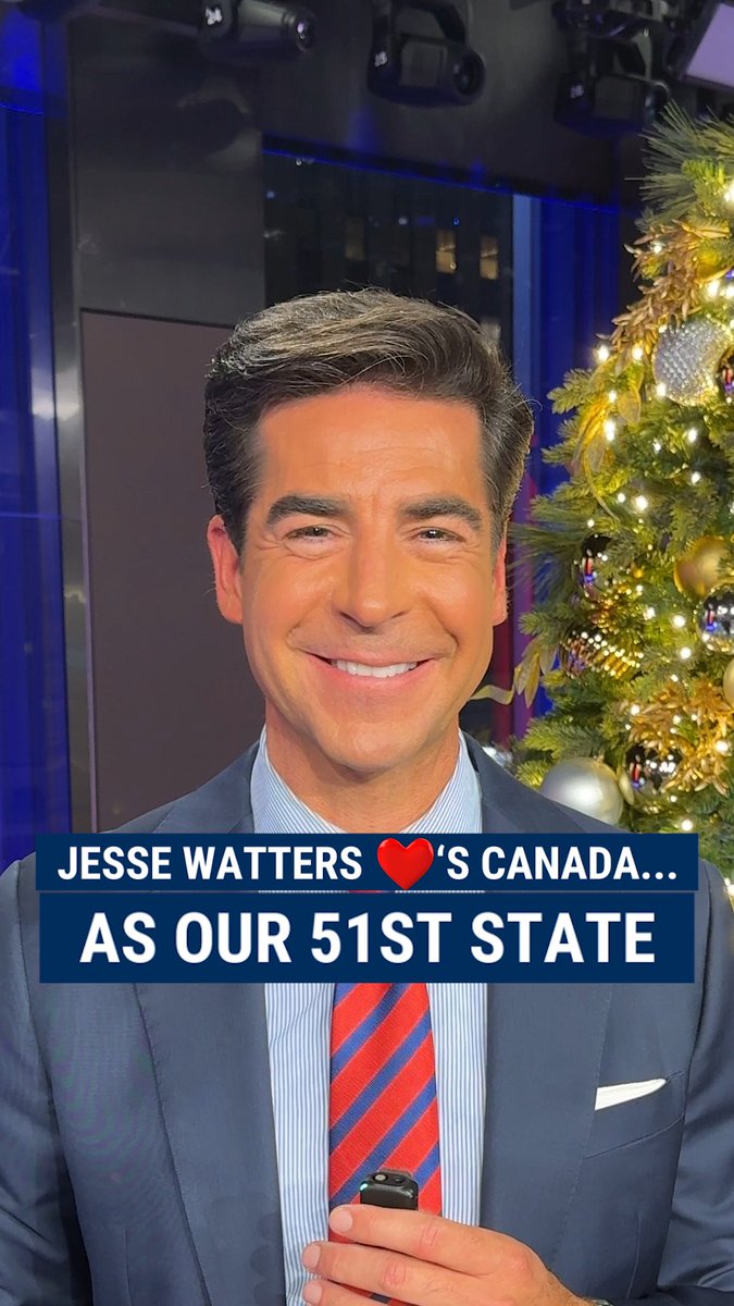 President-elect Trump suggested Canada should become the 51st state in the U.S. if Prime Minister Justin Trudeau is worried Trump's proposed tariffs would kill the Canadian economy — and Jesse Watters is on board.