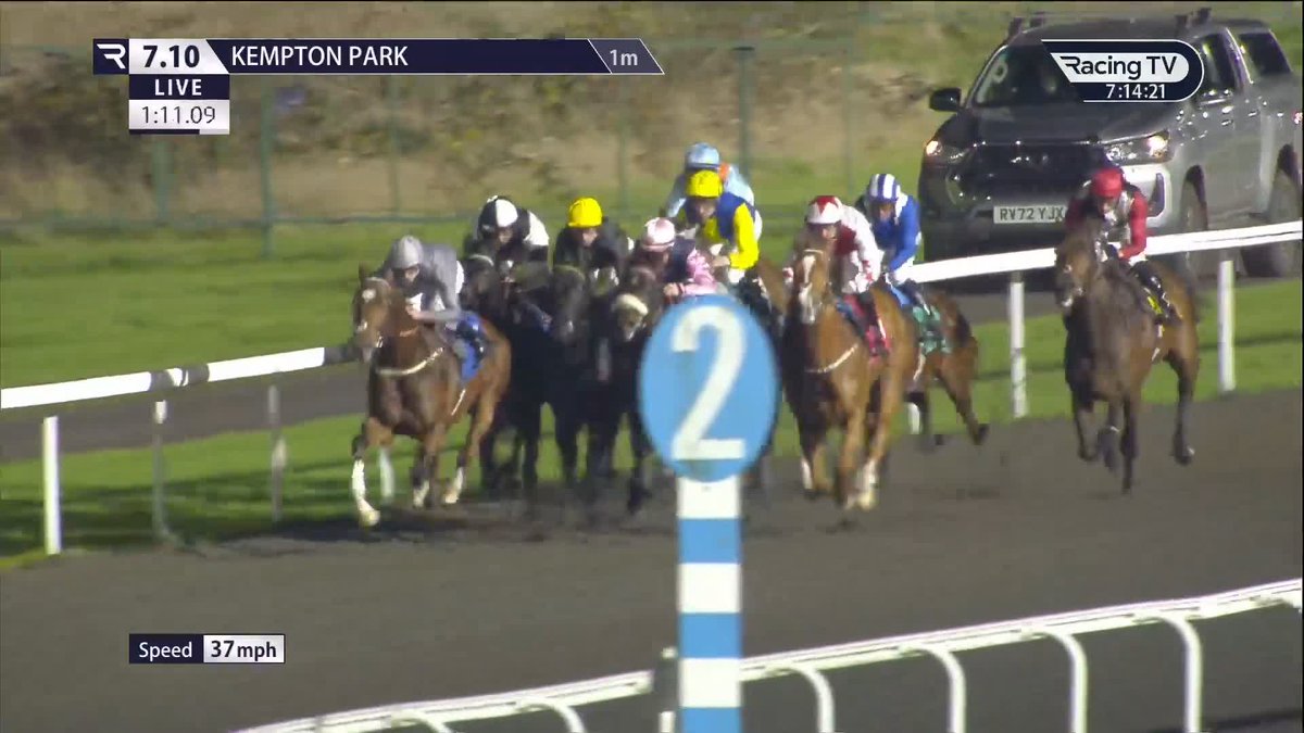 Poker Face surges clear in our feature, the Listed Unibet Racing Hyde Stakes 🚀