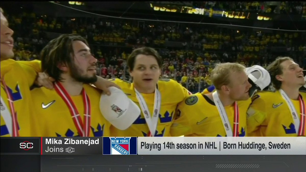 "Seeing the reception that we get, and how involved people get to follow us and cheer us on and support us, I think that's a big thing." Mika Zibanejad speaks with Jay Harris on why it is so meaningful to represent Team Sweden 🇸🇪