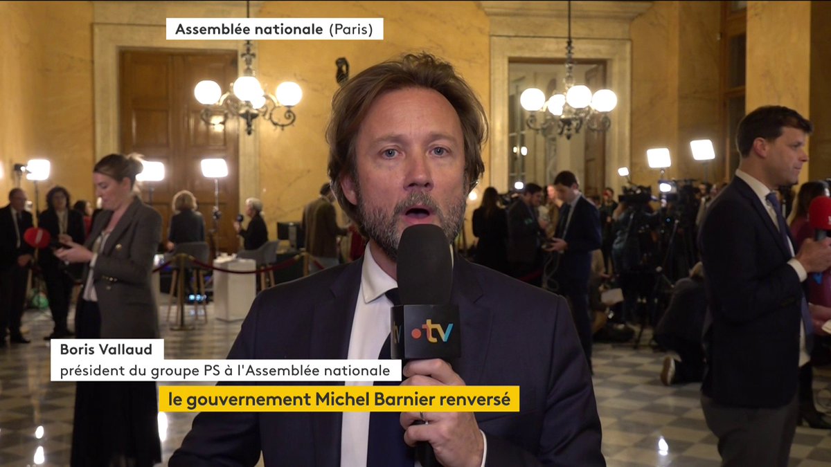 🔴DIRECT - 🗣️"Nous savons qu'il n'y a pas de majorité absolue à l'Assemblée." Boris Vallaud, président du groupe PS à l'Assemblée, appelle à un gouvernement de gauche ouvert aux compromis.