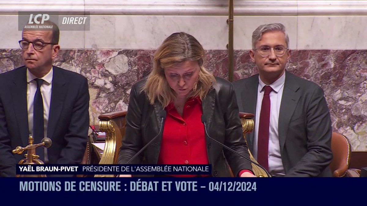 Rien que la mine et la voix de Yaël Braun-Pivet annonçant les résultats valaient à elles seules d’attendre ces longs mois d’agonie macroniste
