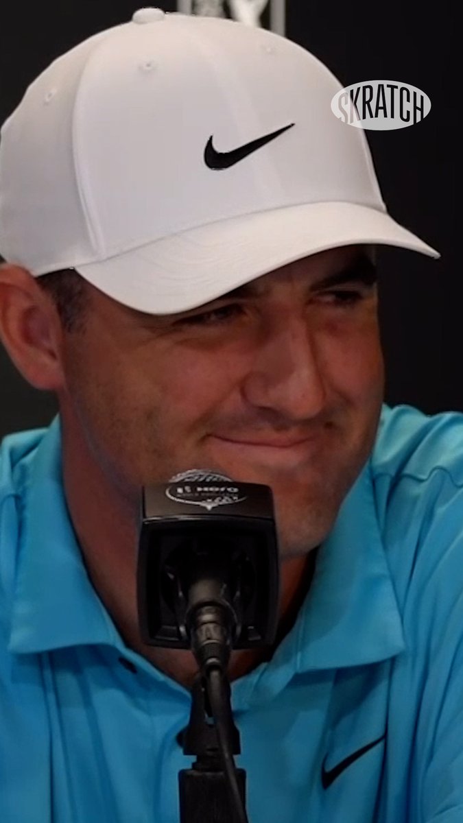 The Scheffler Smirk™️ quickly becoming Scottie's new signature move.