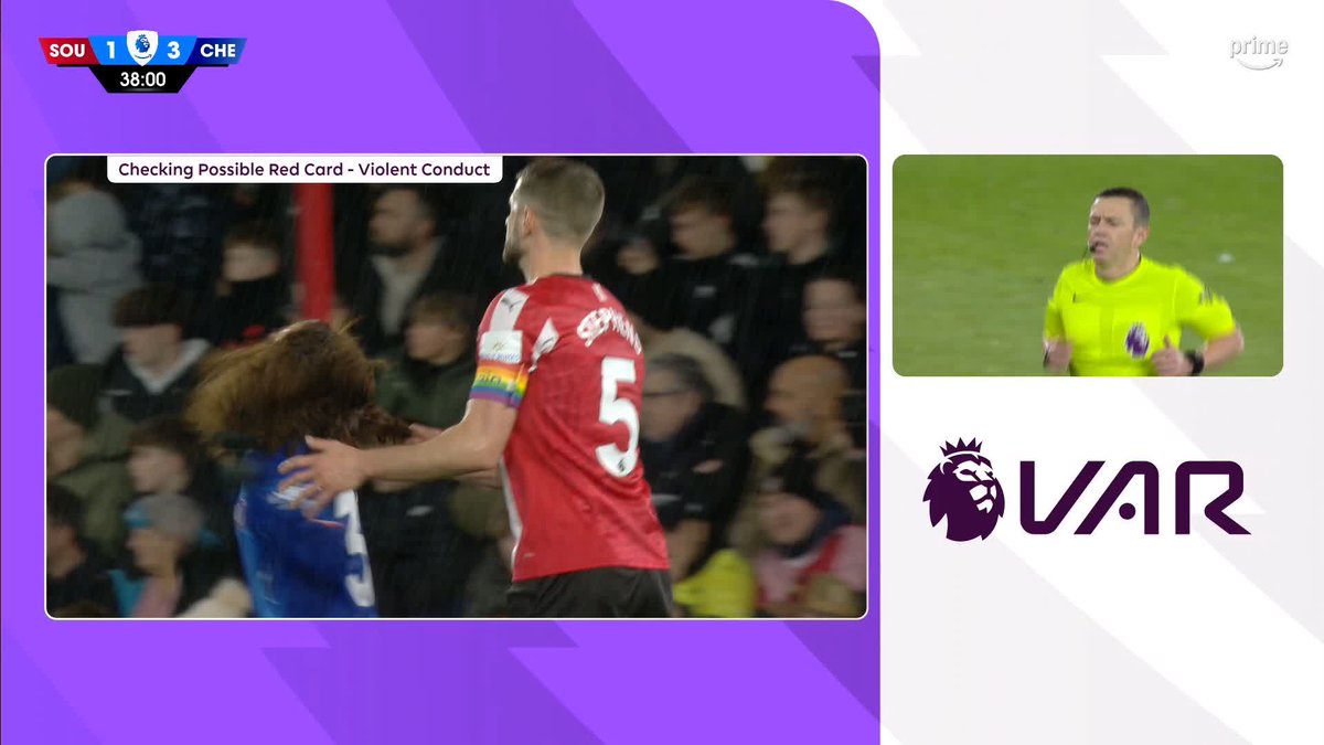 I know it’s naive to do it but I have a hard time feeling that’s worthy of a straight red for Jack Stephens.