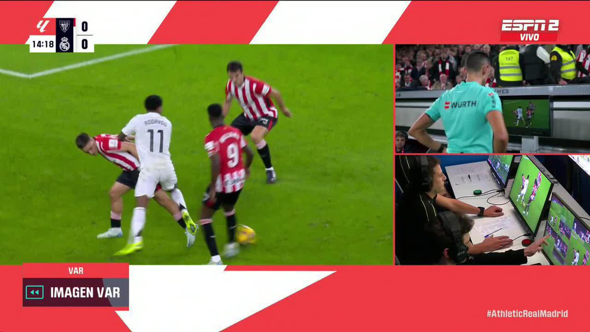 Penalazo que no le cobraron al Real Madrid. Que les parece?