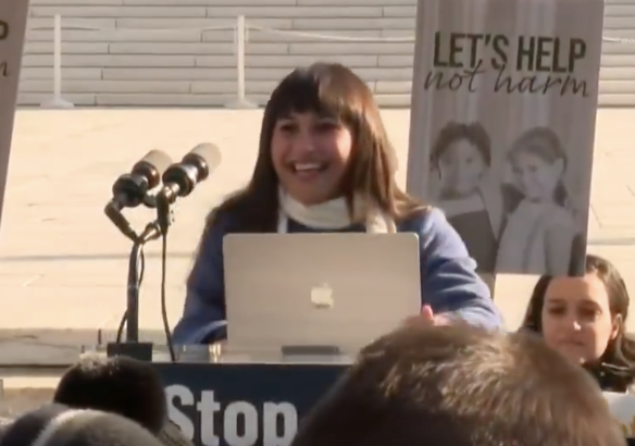 Here’s my speech on the steps of SCOTUS. No child deserves to go through menopause at 13, no child deserves to wonder if they’ve been sterilized. The trans activists were loud and wrong. We spoke truth today and ultimately that will be what prevails.