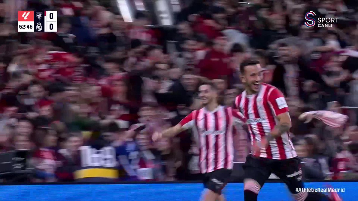 Alejandro Berenguer'in golüyle Athletic Bilbao, Real Madrid karşısında öne geçti! 👀🔥