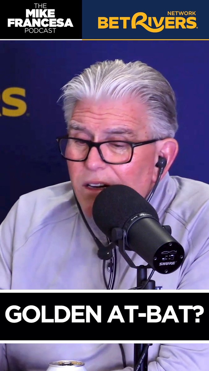 "The day they adopt the golden at bat, baseball and I cease to exist together" Mike Francesa talks about the rumors about the MLB adding a "Golden At-Bat" ⚾