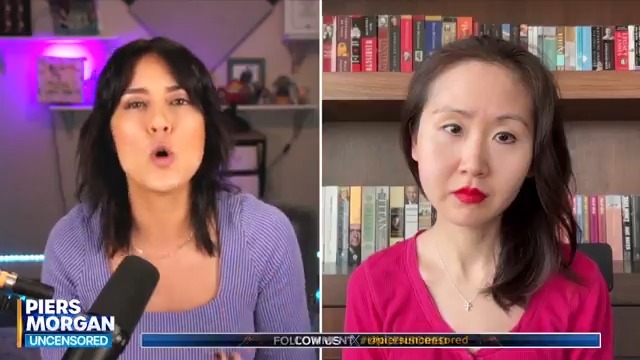 "It's Uncensored - go off!" Lindy Li furiously clashes with Francesca Fiorentini after being accused of receiving money from the Democratic Party 👇 📺 Piers Morgan | Lindy Li | Francesca Fiorentini