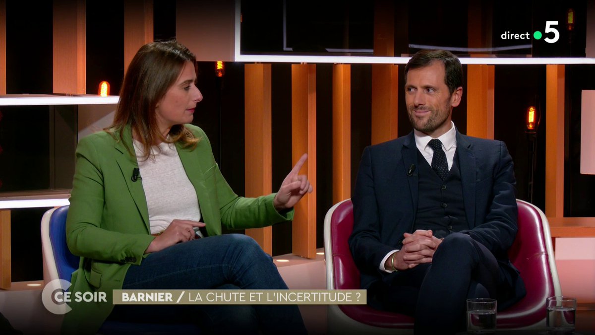 « A chaque fois que vous dépendrez de Marine Le Pen pour gouverner, vous finirez humiliés. Après avoir fait toutes les concessions, ça finira toujours pareil. » Marine Tondelier Secrétaire nationale Les Écologistes - EELV #CCeSoir ➡️ 🎧en podcast