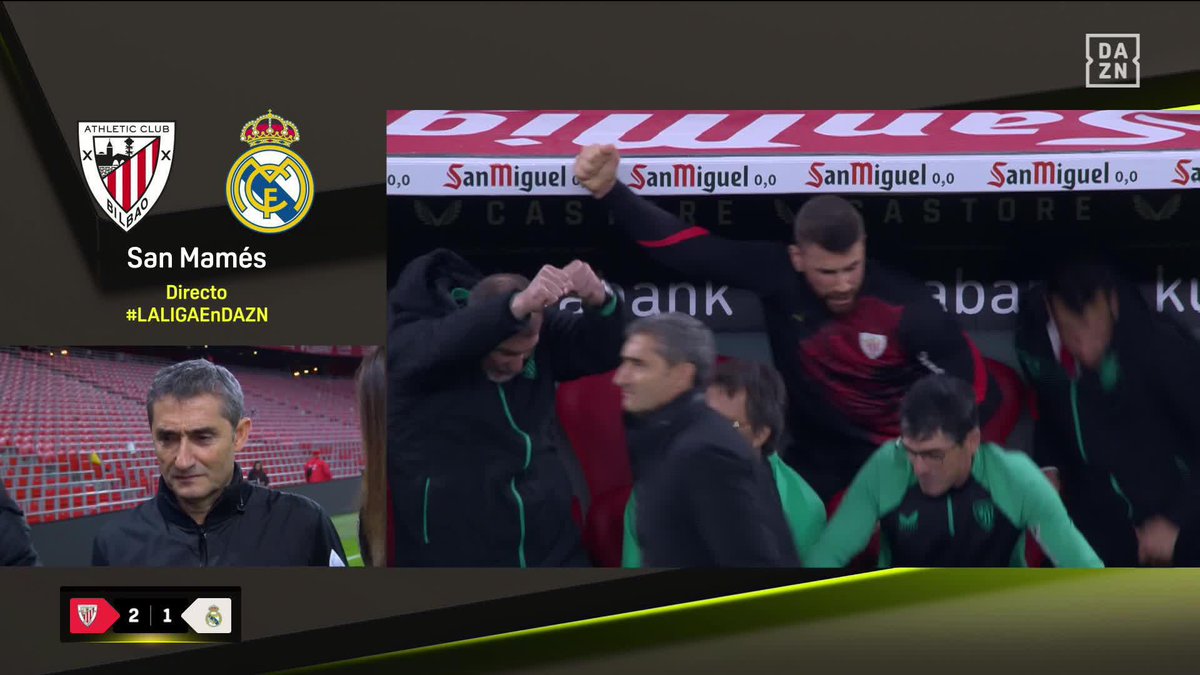Titular o suplente. Suplente o titular. Esto no va de minutos. Va de ser una piña. Y Unai Simón y Julen Agirrezabala son todo un ejemplo... ¡Y Valverde encantado, claro! 🥰 #LALIGAenDAZN ⚽