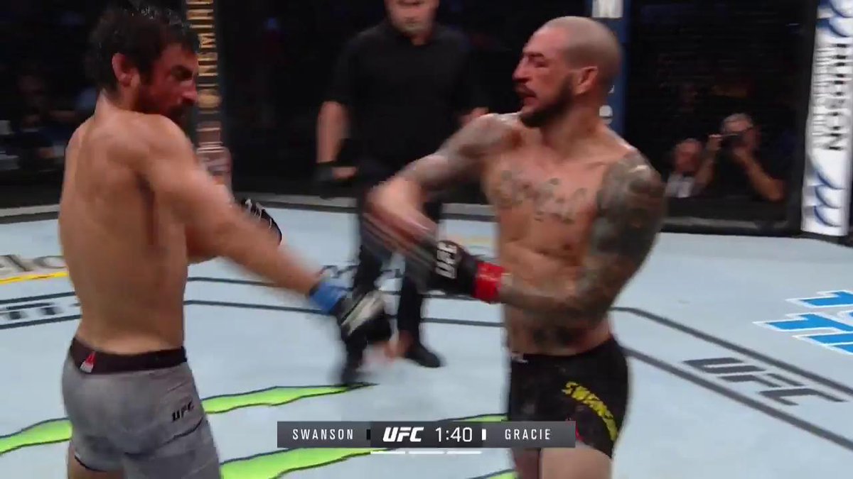 Kron Gracie took a lot of shit for his last performance against Charles Jourdain, and rightfully so. That being said, we would be foolish to forget he went to war with Cub Swanson for 15 epic minutes. Wasn't afraid of the fire 🔥