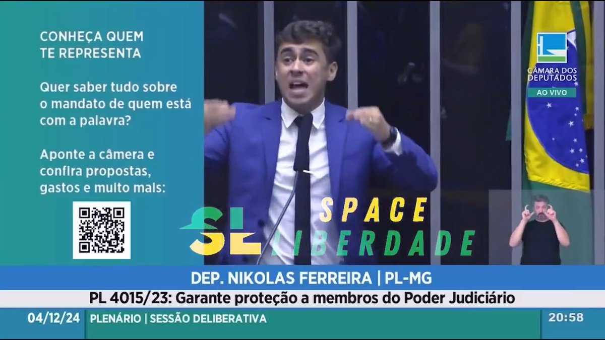 🚨URGENTE - Deputado Nikolas Ferreira diz que o Brasil precisa meter o ferro em bandido e que não acredita em ressocialização! “O Brasil precisa meter o ferro em bandido! Não acredito nesse papo da esquerda de ressocializar, ressocializar o CARAMBA!