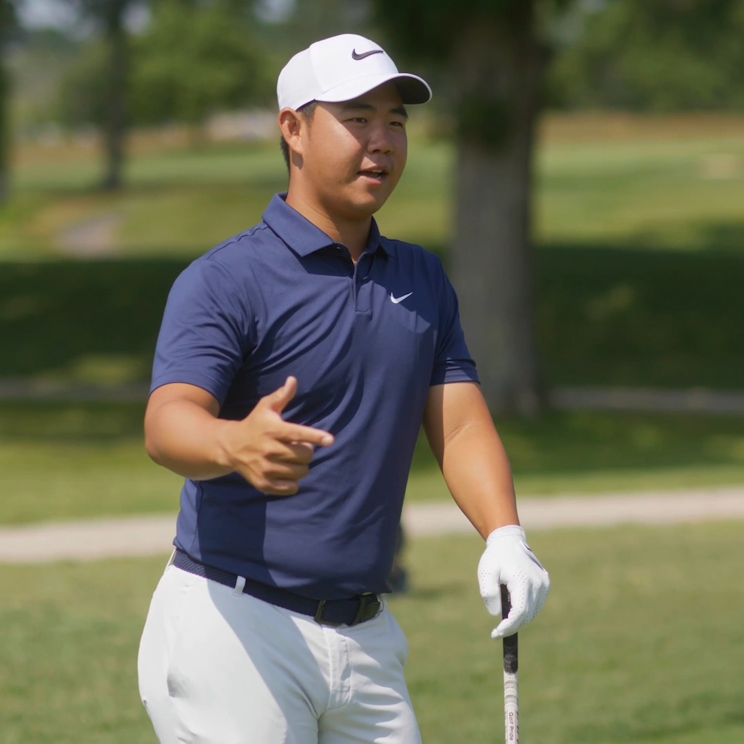 Hard 8-iron or soft 7? Watch Tom Kim, his caddie, Paul Tesori and No Laying Up’s Neil Schuster discuss Tom and Paul’s process for dialing in numbers throughout the bag. Full video: