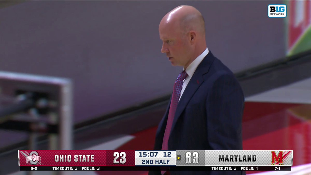a little chippy in Ohio State vs Maryland