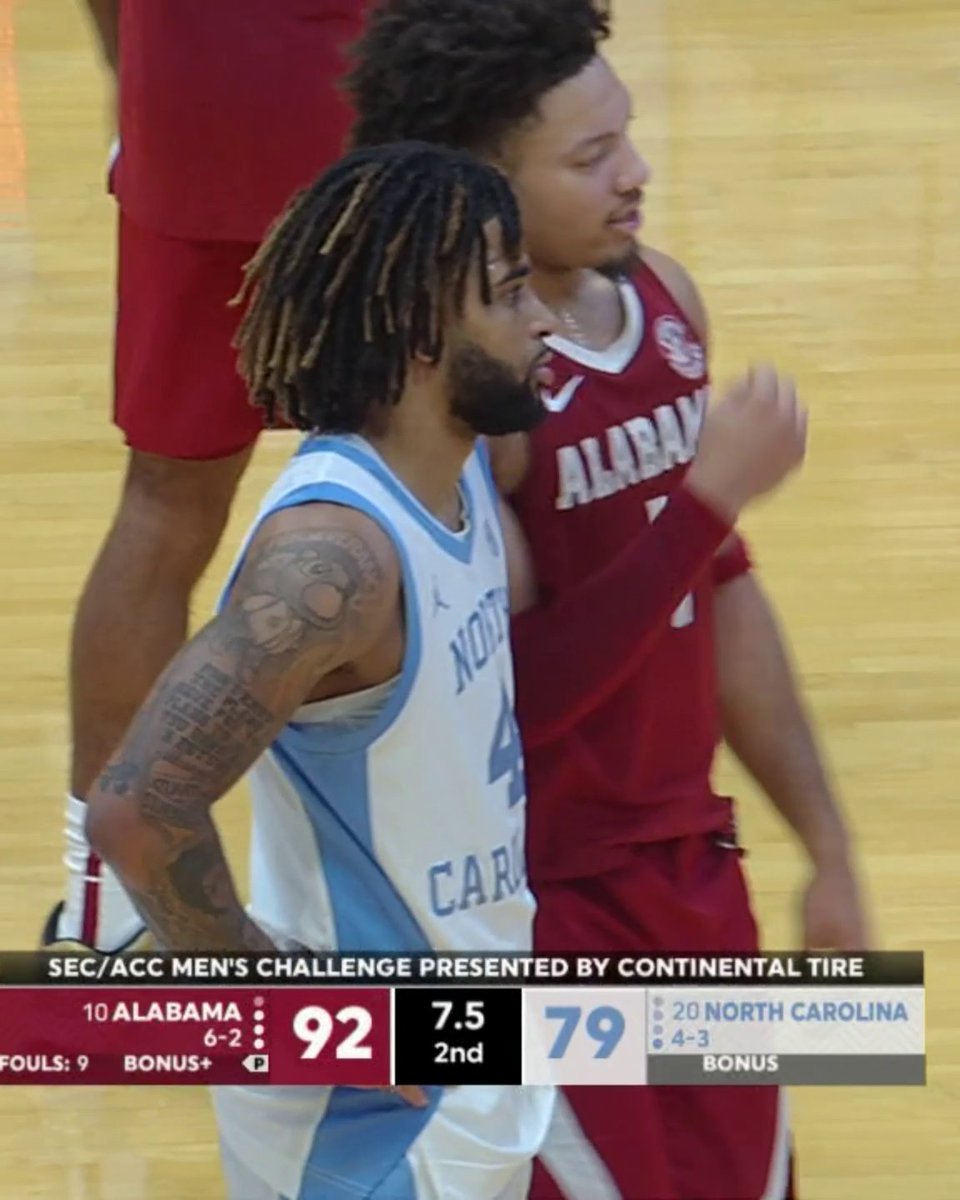 The Roll Tide chants are getting LOUD in Chapel Hill 🐘🗣️ Alabama Men’s Basketball