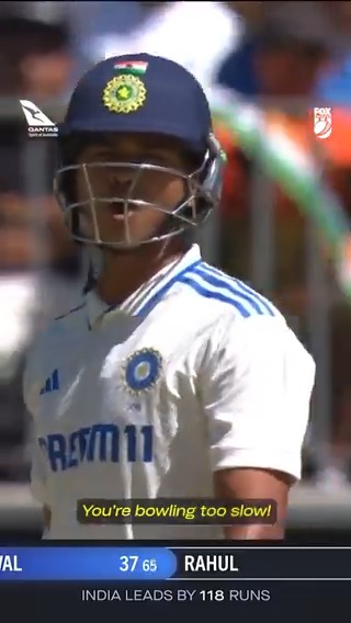 Mitchell Starc talking about Yashasvi Jaiswal's sledge.