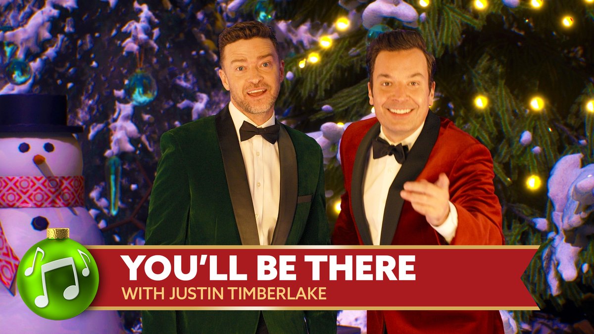 Jimmy and Justin Timberlake perform “You’ll Be There”! 🎁 #HolidaySeasoning