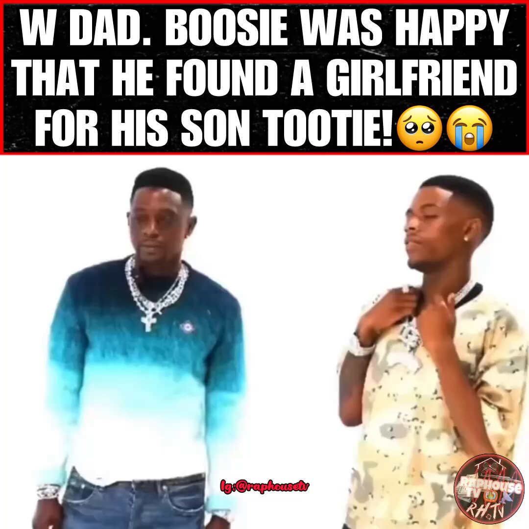 W Dad, even better Wingman. Boosie was happy that he found a girlfriend for his son Tootie 🥺