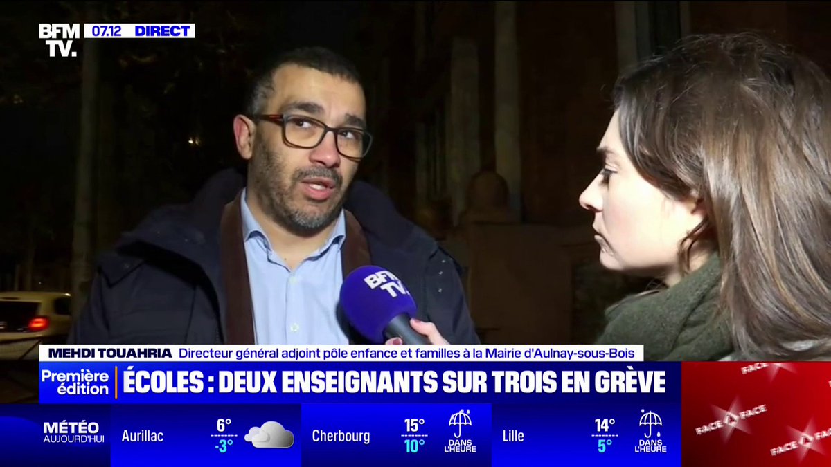 Grève des enseignants: une mobilisation très suivie à Aulnay-sous-Bois en Seine-Saint-Denis Marie Gentric