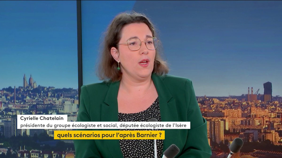 🔴🗣 - "La démission du président de la République, c'est un peu la solution de facilité" Cyrielle Chatelain, députée et présidente du groupe écologiste et social, s'exprime sur la démission du président de la République souhaitée par La France Insoumise. 📺#franceinfo
