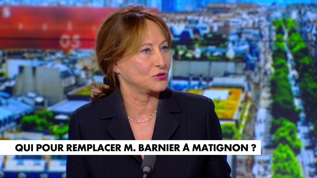 Ségolène Royal affirme : «J'ai soumis ma candidature à Emmanuel Macron pour qu'on ne puisse pas dire qu'il n'y avait personne à gauche capable de faire un gouvernement» à propos du remplacement de Michel Barnier à Matignon dans #HDPros