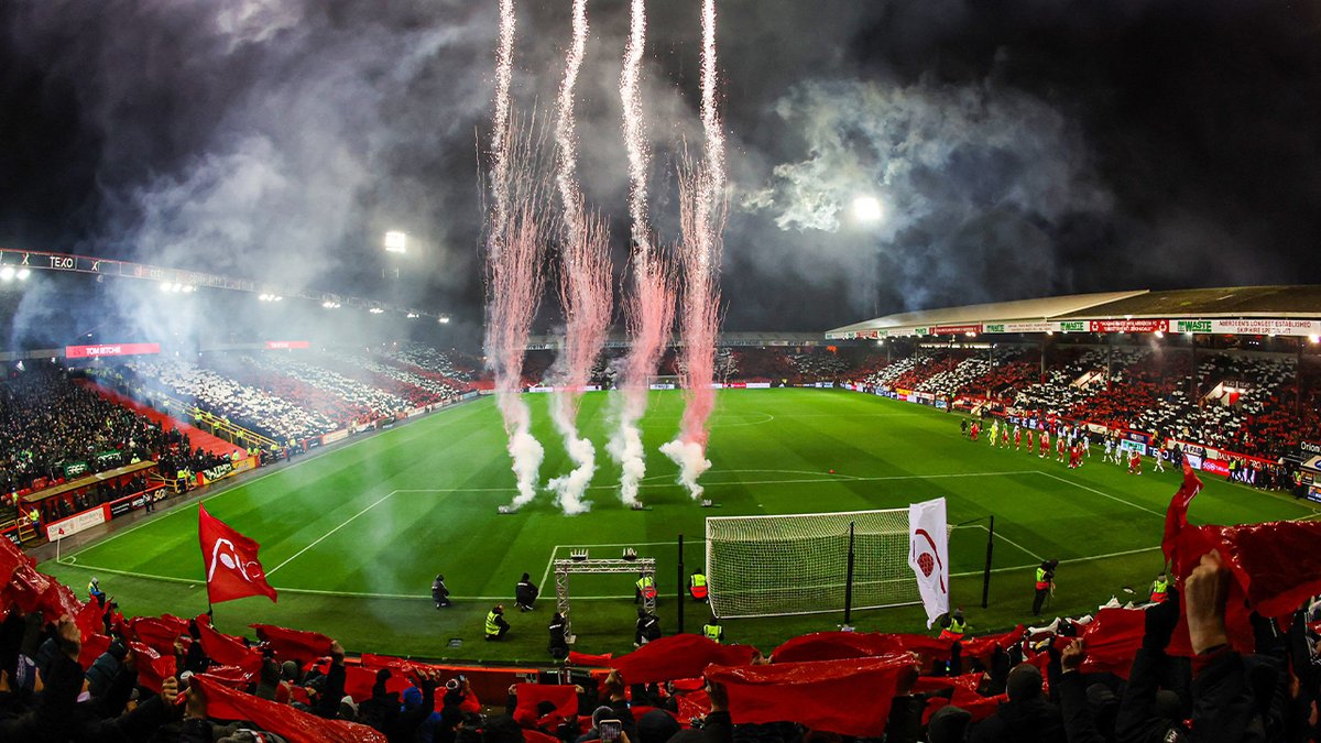 🔴 🎇 Thank you for playing your part last night as we seek to continue to improve the overall matchday experience at Pittodrie. AFC Supporter Experience