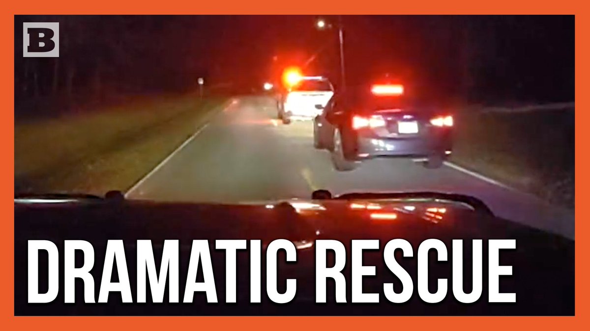 Pregnant woman desperately tries to stop her car after her brakes fail