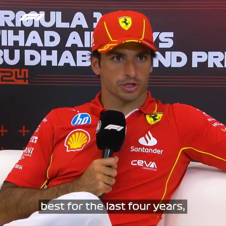 Carlos Sainz gears up for an "emotional" and "intense" final weekend as a Ferrari driver #F1 #AbuDhabiGP