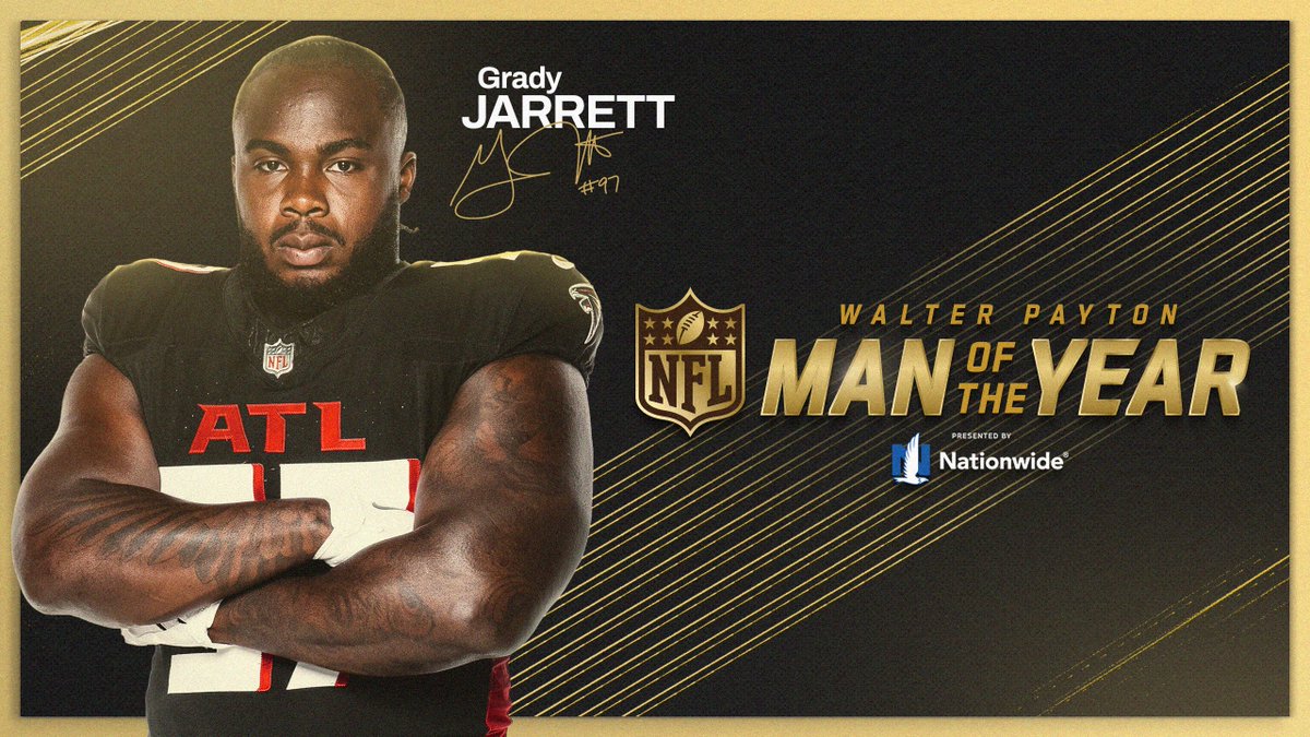 .Grady Jarrett has been the captain of the Atlanta community for over a decade For his Walter Payton Man of the Year nomination, the Atlanta community wanted to give back to him 🥹 #WPMOYChallenge