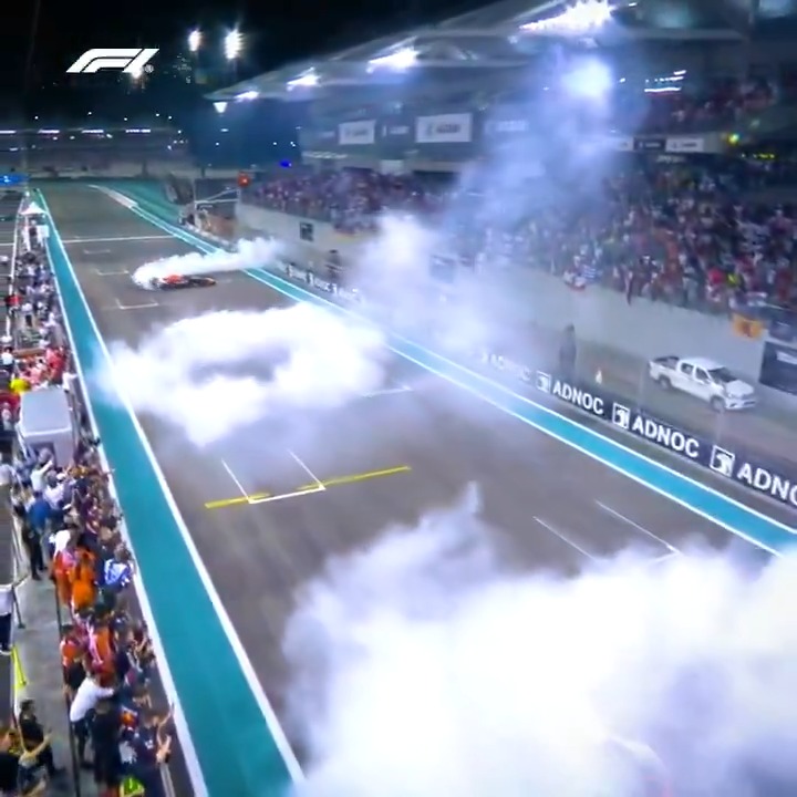 Season finale 🤝 Donuts Look out for more of these on Sunday! 🍩 #F1 #AbuDhabiGP