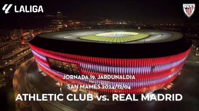 📽️ INSIDE I Fantástica noche de fútbol con victoria del Athletic sobre el Real Madrid C.F. en el clásico de San Mamés. ¡Vamos a por más! #AthleticRealMadrid #AthleticClub 🦁