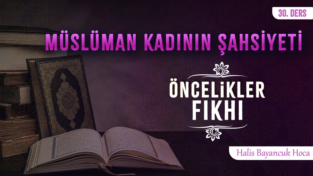 📕 "Hayatta en önemli şey öncelikleri doğru belirlemektir. Zaman sınırlı, işler çok; akıllı bir mümin, en önemli olanı titizlikle tespit eder ve diğerlerini ötelemeyi bilir." 🪷 Öncelikler Fıkhı 🖊️ Müslüman Kadının Şahsiyeti 30
