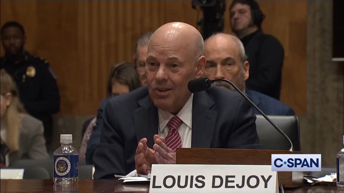 U.S. Postmaster General Louis DeJoy on U.S. Postal Service vote by mail process: "Voting was less than 2020...there are opportunities to make this better."