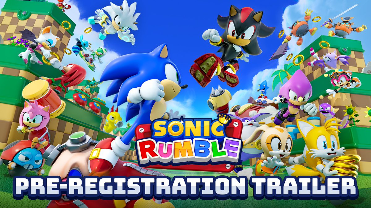 Get ready to join the fray! Pre-register for Sonic Rumble Party today to unlock epic rewards when the game launches. The more players that join the greater the bonuses! Pre-Register Now: