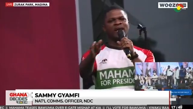 NPP will never respect the people of this country if we vote for them again - NDC Communications Officer, Sammy Gyamfi #TV3GH #ElectionCommandCentre
